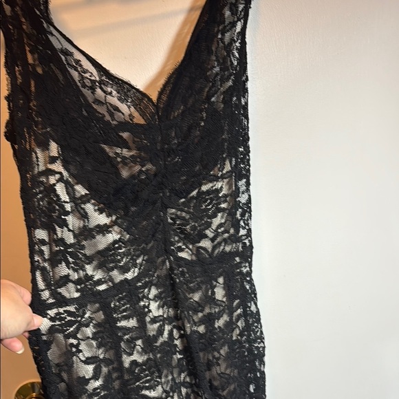 Calvin Klein Black Lace Midi Dress - Picture 3 of 5